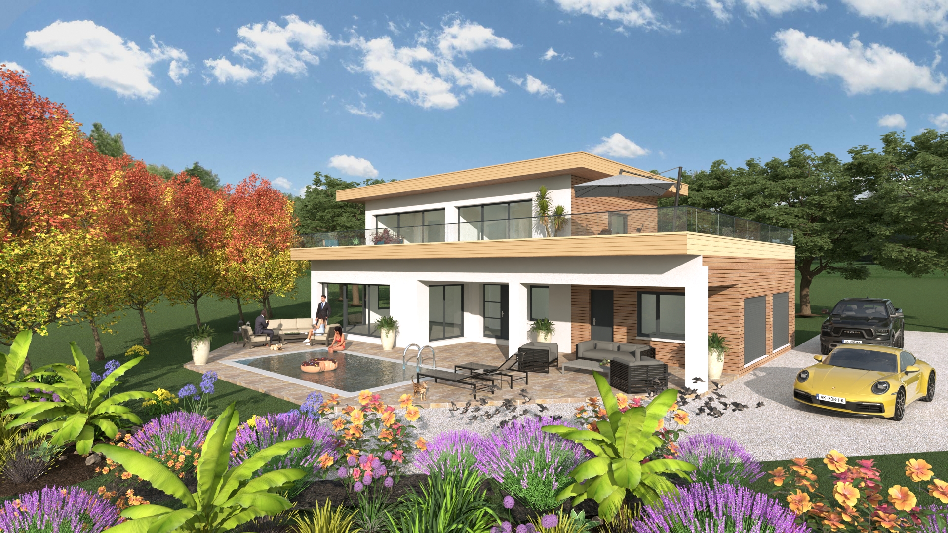 villa moderne SUD REA